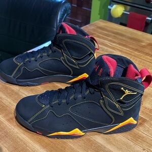 Air Jordan 7 Retro Black/Citrus - Varsity Red Men’s 8.5 Shoes